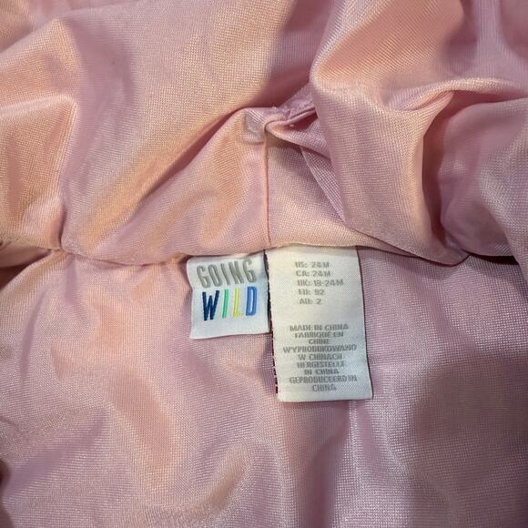 Pig Costume Toddler Size 24 Months  Hooded Zip Going Wild Halloween Warm A3-18 - Picture 3 of 5